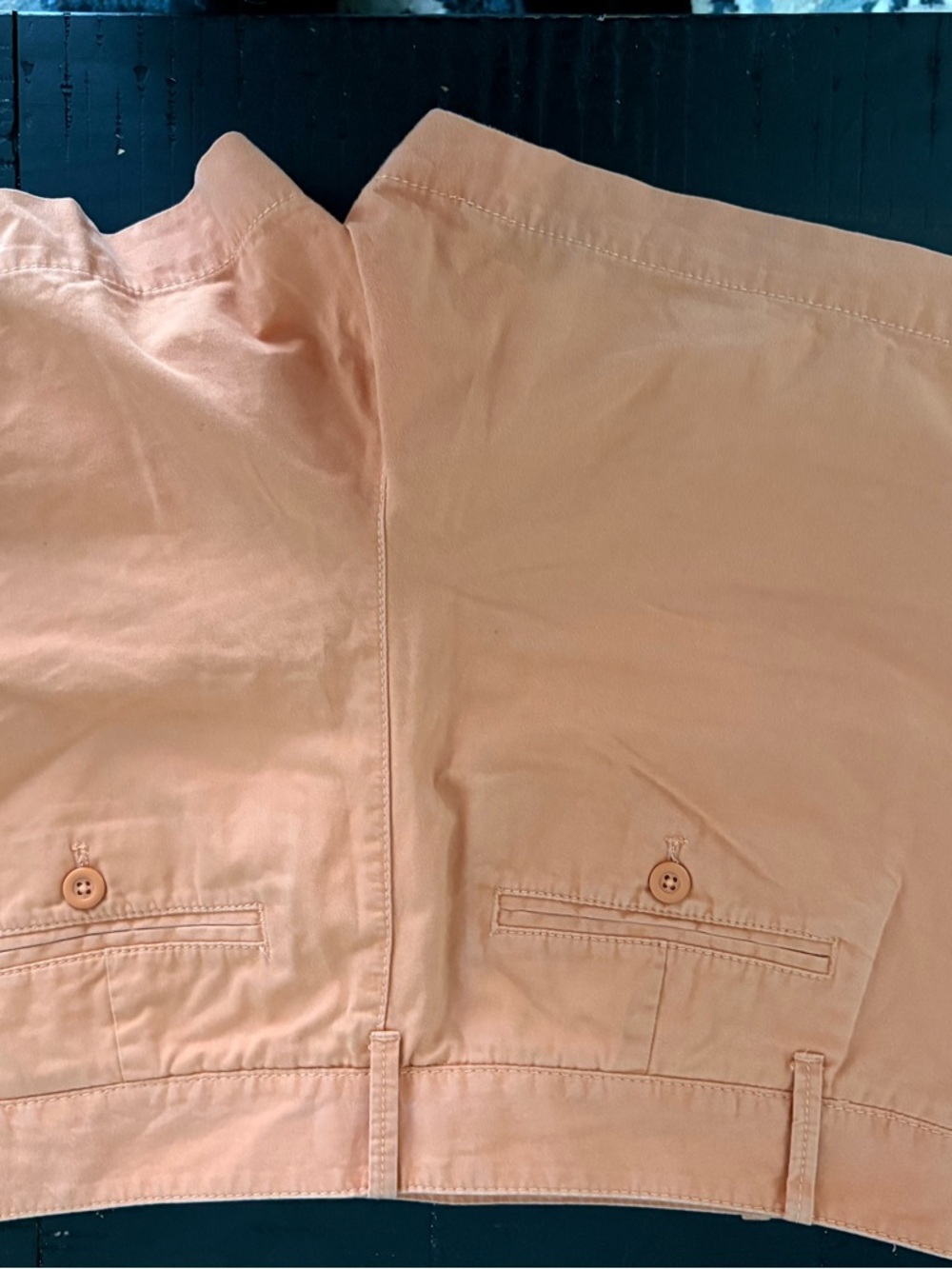 LOFT Peachy Orange Bermuda Shorts - Picture 2 of 3